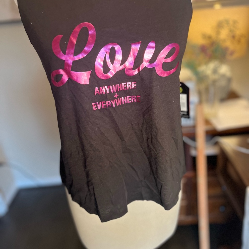 Zumba Black Open Back Tank
